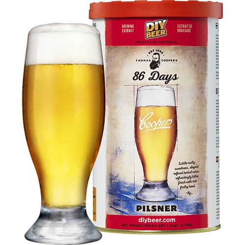 Kit de Cerveja Coopers 86 Days Pilsner