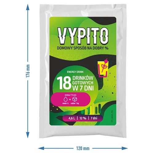 Kit de festa - Vypito Energy drink - 5
