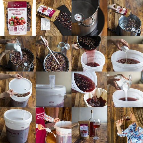 Kit para vinho 4 ESTAÇÕES – Cranberry - 5