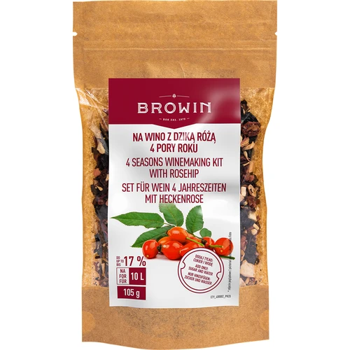 Kit para vinho 4 PORY ROKU - Rosa-brava