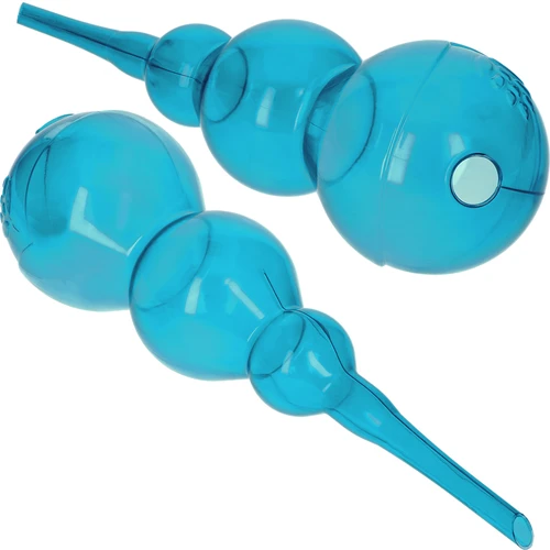 Kula nawadniająca potrójna (trzykomorowa), przezroczysta niebieska, 600 ml - 2