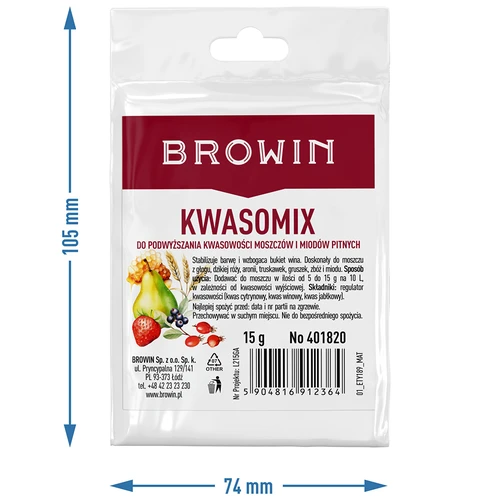 Kwasomix - regulador de acidez - 4