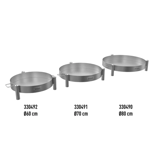 Lareira de jardim ø 70 cm soldada - 11