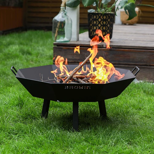 Lareira de jardim ø 80 cm - estilo loft - 11