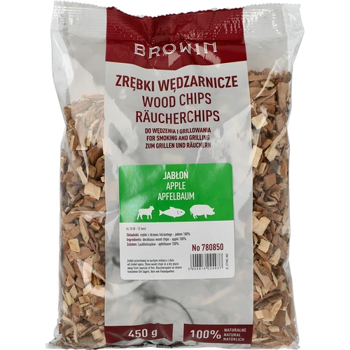 Lascas para fumagem/grelhar, macieira, 450 g, cl. 10