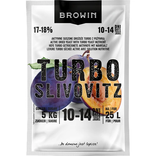 Levedura de destilação Turbo Slivovitz