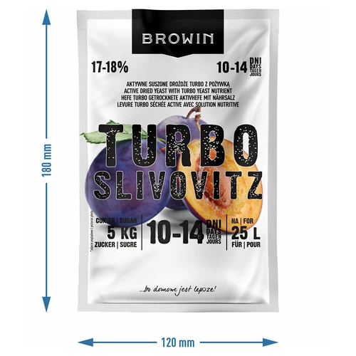 Levedura de destilação Turbo Slivovitz - 4