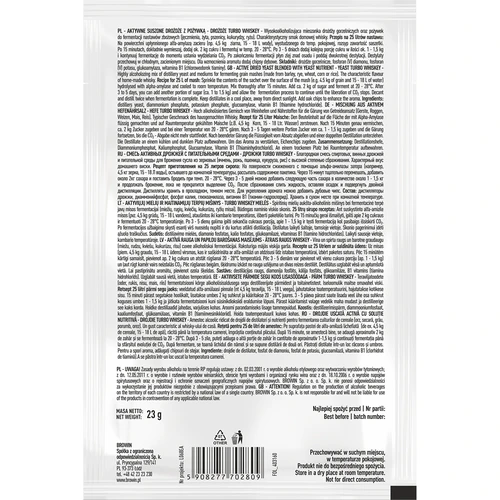 Levedura de destilaria Turbo Whiskey - 3