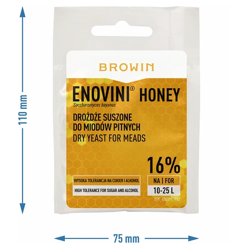 Levedura enológica Enovini® HONEY, 10 g - 3