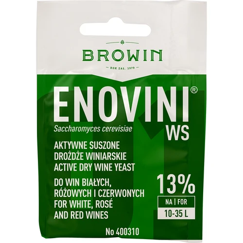 Levedura enológica Enovini® WS, 7 g