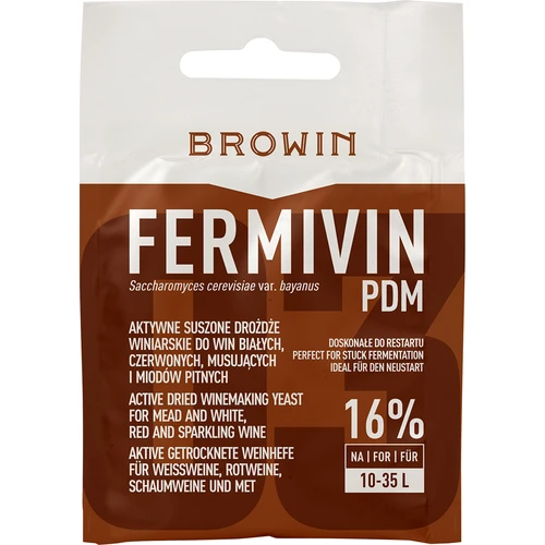 Levedura enológica Fermivin PDM, 7 g