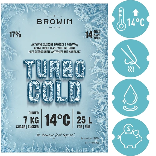 Levedura Turbo Cold 120 g - 5