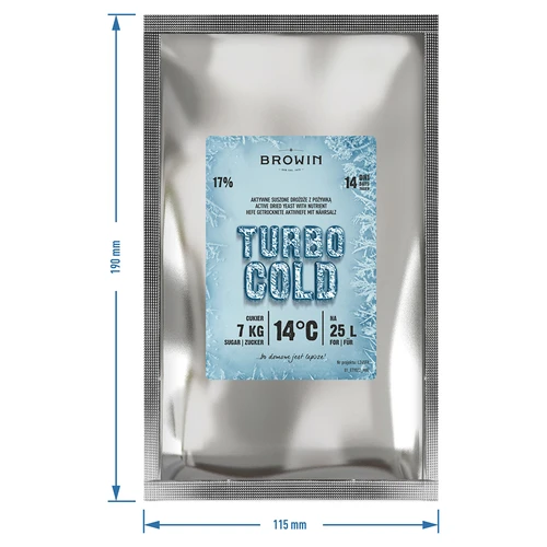 Levedura Turbo Cold 120 g - 7