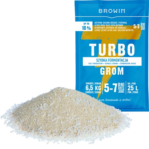 Levedura Turbo Grom para destilação 5–7 dias - 3