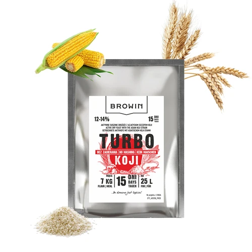 Levedura Turbo Koji para destilação, 50 g (sem mosturação!) - 4