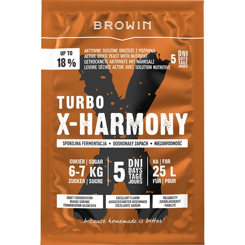 Levedura Turbo X-Harmony 18%, 25 L, 138 g  - 1 