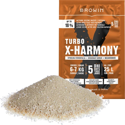 Levedura Turbo X-Harmony 18%, 25 L, 138 g - 3