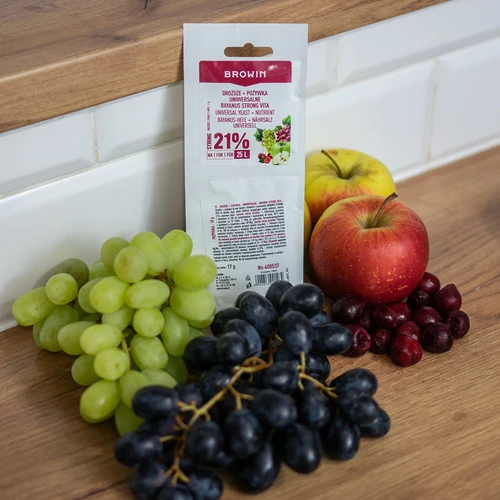 Leveduras Bayanus + nutriente - Universal - 21%, 17 g - 4