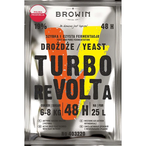 Leveduras destilatórias Turbo reVOLTa 48h  - 1 