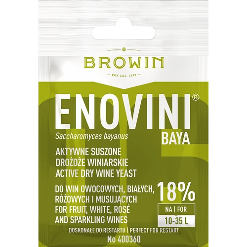 Leveduras para vinho Enovini® BAYA, 7 g  - 1 