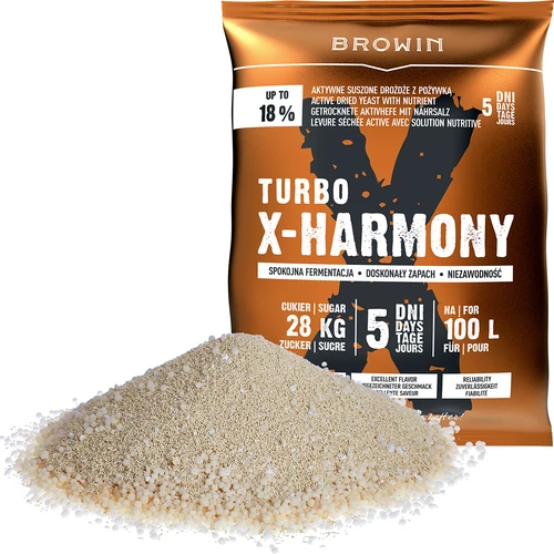 Leveduras Turbo X-Harmony 18%, 100 L, 360 g - 3