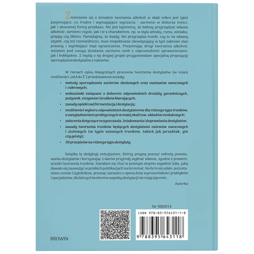 Livro "Criação de destilados de A a Z" (em polaco) - 2