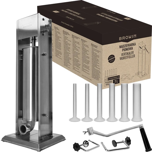 Máquina de encher enchidos premium, vertical, 7 L - 2