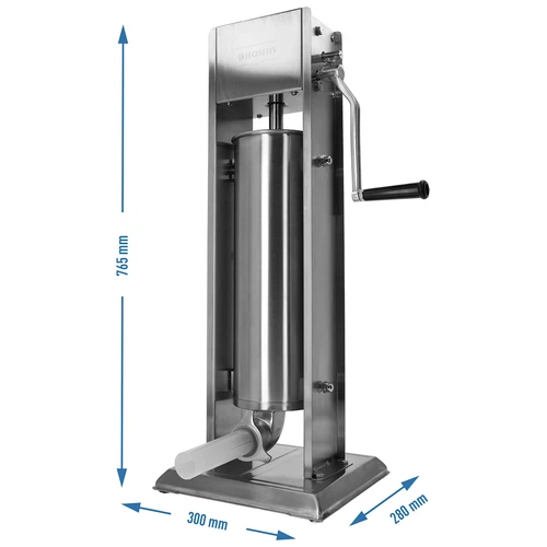 Máquina de encher enchidos premium, vertical, 7 L - 12