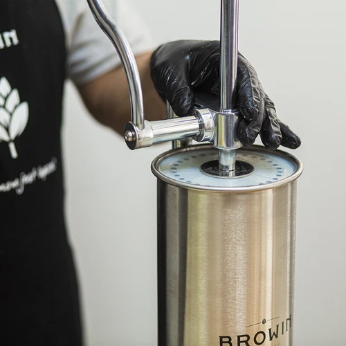 Máquina de encher enchidos vertical 4 kg - 12