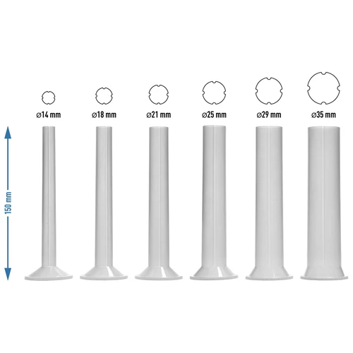 Máquina de encher enchidos vertical 5 kg - 8