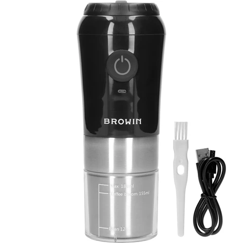 Moedor de café - elétrico, de mós, com infusor e copo - 2