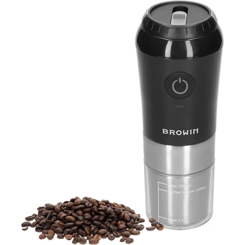 Moedor de café - elétrico, de mós, com infusor e copo - 3