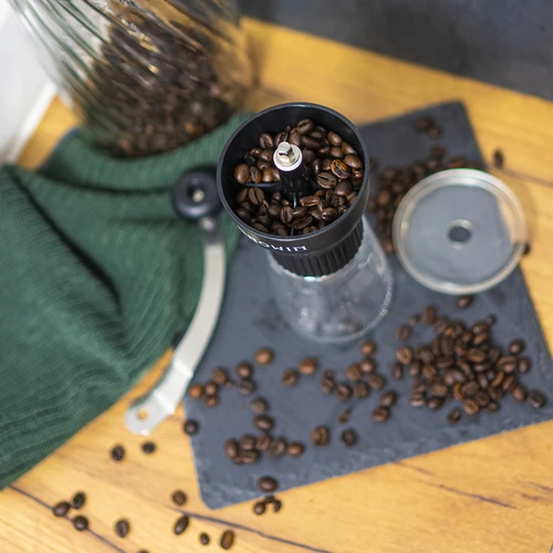 Moedor de café manual com ajuste - 10