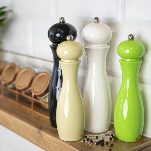 Moedor manual para pimenta e sal, 18 cm, verde - 4
