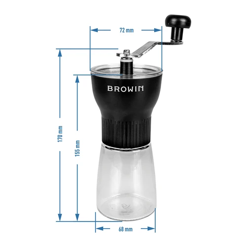 Moinho de café manual com ajuste de moagem - 7