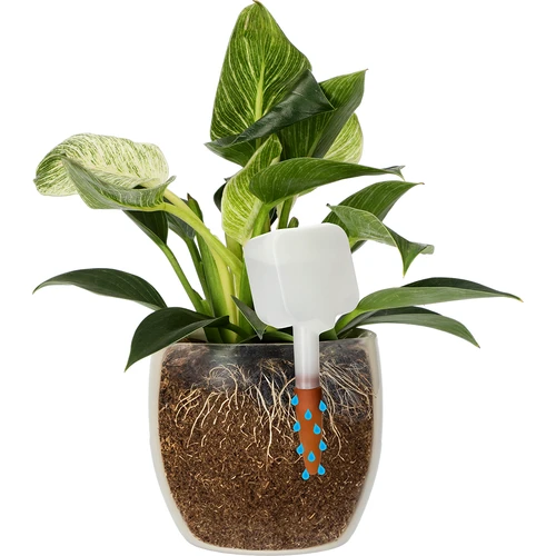 Nawadniacz do roślin - tabliczka biała z ceramiczną nóżką, 200 ml - 6