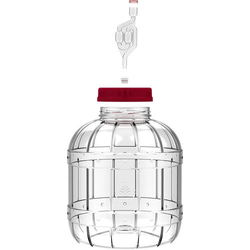 Nietłukący, wielofunkcyjny słoik do fermentacji, 8L - 3