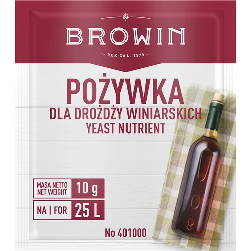 Nutriente para levedura de vinho, 10 g  - 1 