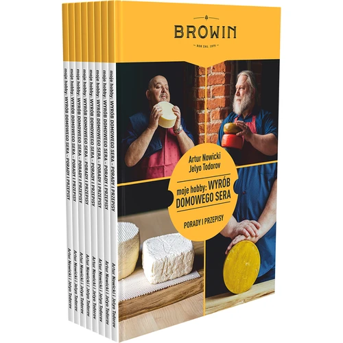 O meu hobby: Fabrico de queijo caseiro - livro (em polaco) - 4