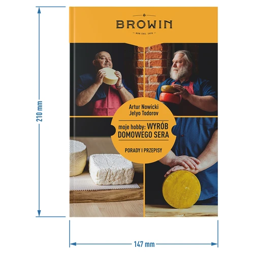 O meu hobby: Fabrico de queijo caseiro - livro (em polaco) - 6