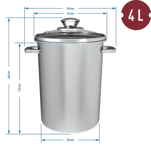 Panela multifuncional com cesta - 5
