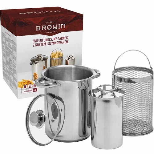 Panela multifuncional com cesto e cozedor de fiambre - 8