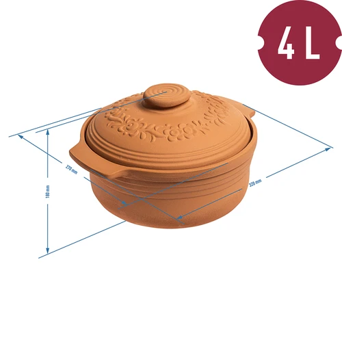 Panela romana redonda 4 L - 5