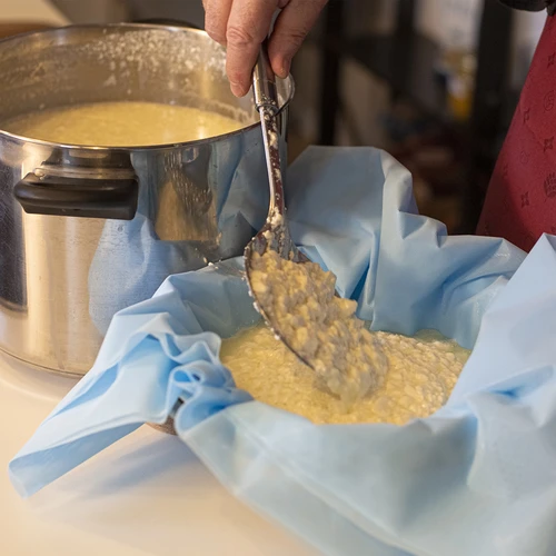 Pano para queijo quadrado 50 x 50 cm, 2 unidades - 6