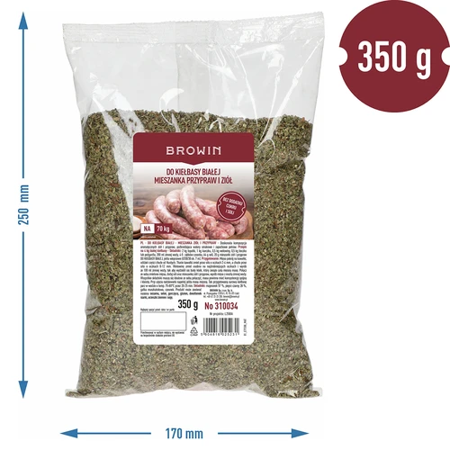 Para salsicha branca - mistura de especiarias e ervas, 350g - 3