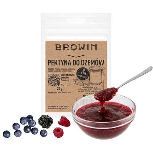 Pectina para compotas - cítrica amidada para gelificação, 20 g - 2