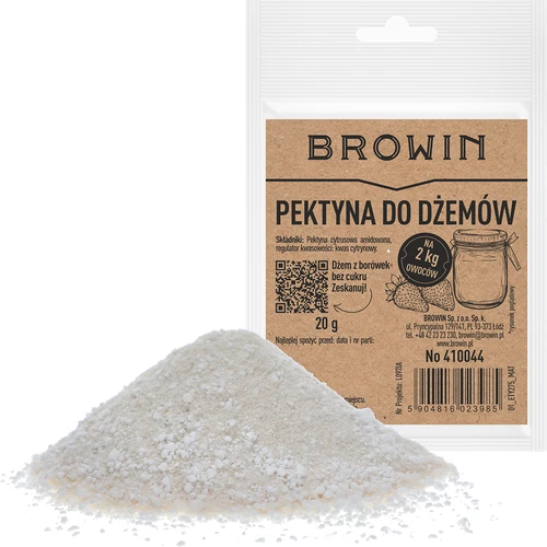 Pectina para geleias - cítrica amidada para gelificação, 20 g - 3