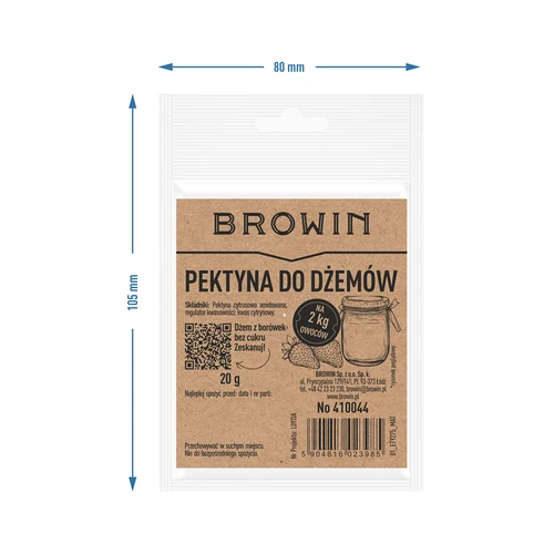 Pectina para geleias - cítrica amidada para gelificação, 20 g - 4