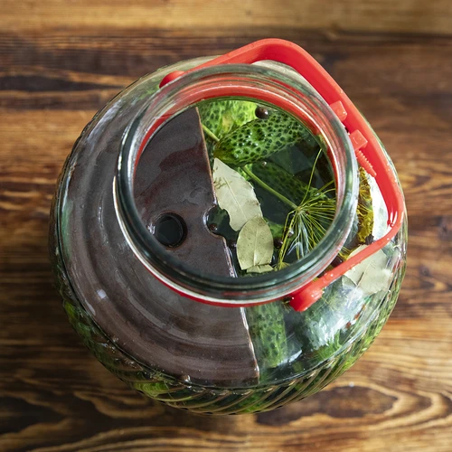 Pedra de pressão para barris, em grés, Ø 22 cm - 9