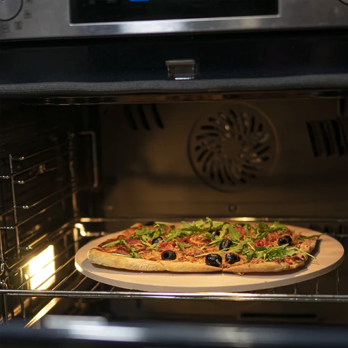 Pedra redonda para pizza, em cordierita, diâmetro 33 cm - 11